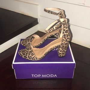 Leopard heels